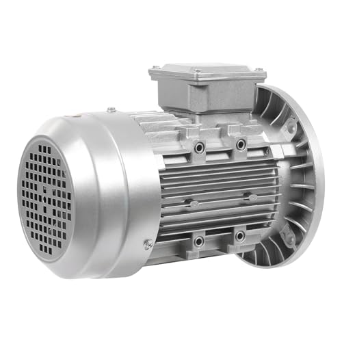 YUNRUX Dreiphasen-Motor 3-phas Elektromotor B5 Asynchronmotor 2850 RPM Drehstrommotor S1 Drehstrom-Asynchronmotor dreiphasige Kraftstrommotor Flüsterkompressor Kondensatormotor Industriemotor von YUNRUX