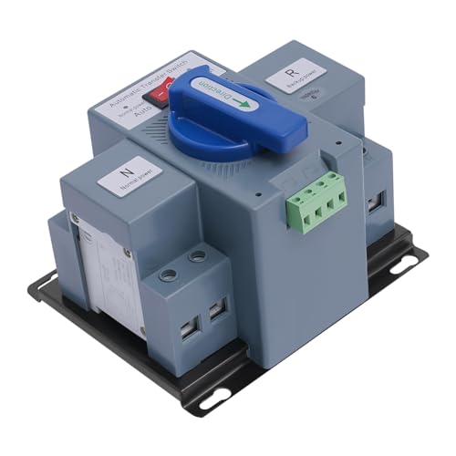 YUNRUX Dual Power Automatischer Transferschalter AC 400V 2P/63A Netz-0-Notstrom Umschalter Automatik Notstromumschalter Netzumschalter Manuelle/Automatische für Kommunalstrom USV Wechselrichter Solar YUNRUX Dual Power Automatischer Transferschalter AC 400V 2P/63A Netz-0-Notstrom Umschalter Automatik Notstromumschalter Netzumschalter Manuelle/Automatische für Kommunalstrom USV Wechselrichter Solar von YUNRUX