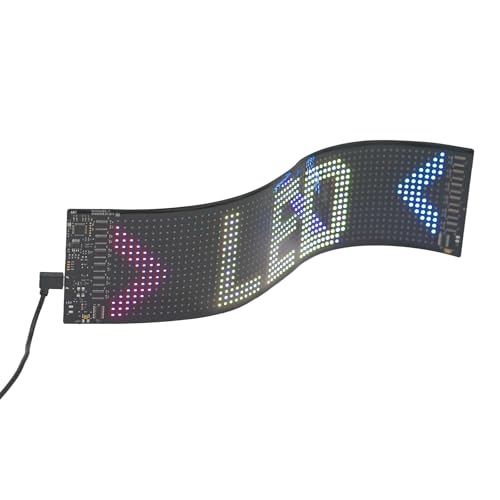 YUNRUX Led Anzeigetafel 37.4 * 9.2cm Led Namensschild Mit Fernbedienung Led Laufschrift Programmierbar Leuchtschild FüR Auto RGB LED-Anzeige LED-Schild USB-Stecker LED-Anzeigetafel 4.5M Kabel YUNRUX Led Anzeigetafel 37.4 * 9.2cm Led Namensschild Mit Fernbedienung Led Laufschrift Programmierbar Leuchtschild FüR Auto RGB LED-Anzeige LED-Schild USB-Stecker LED-Anzeigetafel 4.5M Kabel von YUNRUX