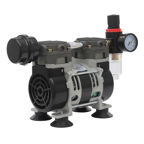 YUNRUX Ölfreie Vakuumpumpe Labor Unterdruckpumpe für 3KG Sauerstoffgeneratoren 1440rpm Geräuscharm Vakuumgeräte 58L/min Industrie-Labor-Vakuumpumpe Vakuum-Ölfrei-Pumpe Luftpumpe Unterdruck Saugpumpen YUNRUX Ölfreie Vakuumpumpe Labor Unterdruckpumpe für 3KG Sauerstoffgeneratoren 1440rpm Geräuscharm Vakuumgeräte 58L/min Industrie-Labor-Vakuumpumpe Vakuum-Ölfrei-Pumpe Luftpumpe Unterdruck Saugpumpen von YUNRUX
