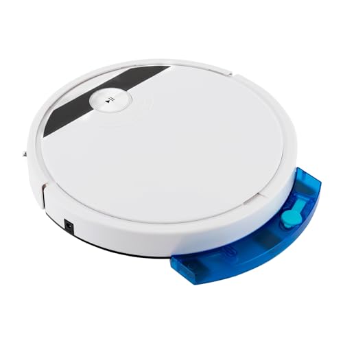 YUNRUX Staubsauger Roboter Mini Saugroboter 1800Pa Saugkraft mit Fernbedienung 150ml Wassertank Roboterstaubsauger mit Ladestation 90 Min Laufzeit Automatische Kehrmaschine Handy APP Steuerung Weiß YUNRUX Staubsauger Roboter Mini Saugroboter 1800Pa Saugkraft mit Fernbedienung 150ml Wassertank Roboterstaubsauger mit Ladestation 90 Min Laufzeit Automatische Kehrmaschine Handy APP Steuerung Weiß von YUNRUX