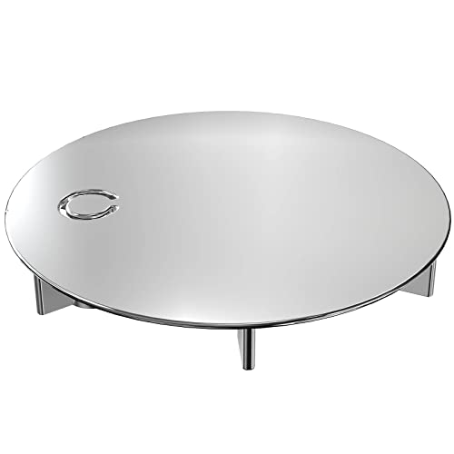 Duschabfluss Abdeckung, 115 mm Duschablauf Deckel, Dusche Abfluss Abdeckung, Chrom Duschdeckel für Dusche und Badewanne für 649982 Modell 6964 von YUNSTK