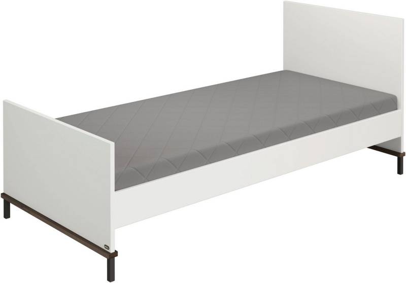 YUNY by PAIDI Kinderbett LOVELY ALIV (B/H/T ca. 207x96x91cm, Off-White/Dark-Walnut), yuny by PAIDI von YUNY by PAIDI