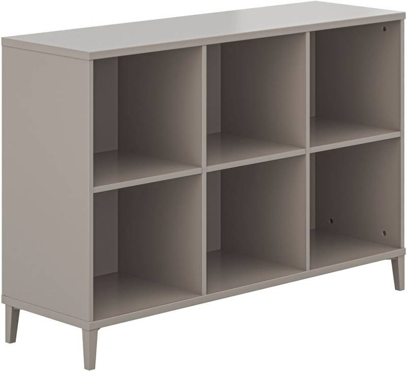 YUNY by PAIDI Sideboard BROTHER STU mit 6 offenen Fächern (B/H/T ca. 123x84x38cm, Taupe), yuny by PAIDI von YUNY by PAIDI