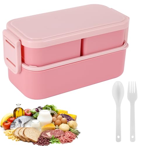 YUNYODA Brotdose Kinder mit Fächern 1300ML Lunchbox Brotdose mit 3 Fächern Bento Box Brotdose 2 in 1 Brotdosen Lunchbox Kinder BPA-frei Als Frühstücksbox Jausenbox Auslaufsicher Lunch Box (Rosa) YUNYODA Brotdose Kinder mit Fächern 1300ML Lunchbox Brotdose mit 3 Fächern Bento Box Brotdose 2 in 1 Brotdosen Lunchbox Kinder BPA-frei Als Frühstücksbox Jausenbox Auslaufsicher Lunch Box (Rosa) von YUNYODA