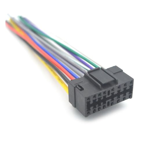 YUOIUX 16-poliger Stecker Auto Stereo Radio Musik Player Kabel Player Adapter Kabelbaum Stecker Ersatz von YUOIUX