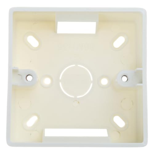 YUOIUX Abzweigdose 86 Typ PVC Abzweigdose Wandmontage Steckdose Basismontage Steckdose Farbloses PVC für von YUOIUX