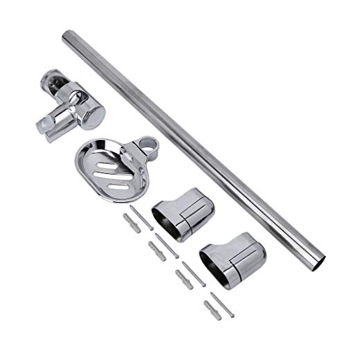 YUOIUX Handbrause Schieber Halter Slide mit Seifenablage Verstellbarer Duschhalter Lifter Rohr YUOIUX Handbrause Schieber Halter Slide mit Seifenablage Verstellbarer Duschhalter Lifter Rohr von YUOIUX