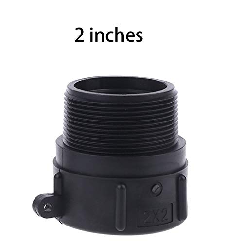 YUOIUX S60x6 Buchse Buttress 5,1 cm männlich IBC-Tank Adapter Wasserschlauch Adapter Gartenschlauchverbinder IBC-Tank als Ersatz von YUOIUX