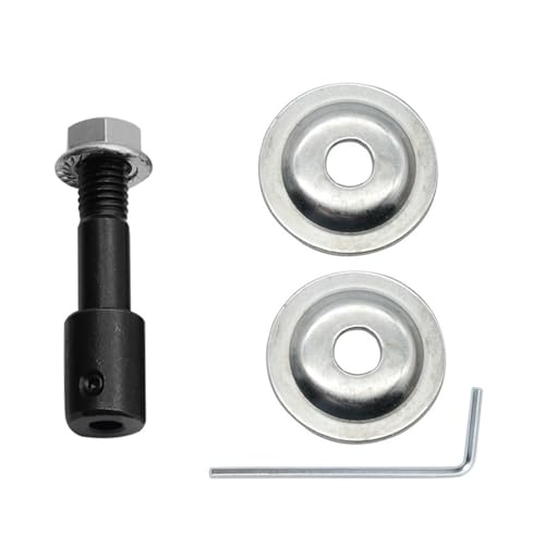 YUOIUX Spindeladapter Links und Rechts Schleif- und Polierstab Set für Elektromotor Tisch Effizientes Werkzeug von YUOIUX