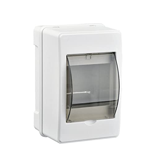 YUOIUX Verteilerdose, 12 x 7,5 cm, 2-3-Wege-Abzweigdose, nicht wasserdicht, Verteilerschutzbox mit transparenter von YUOIUX