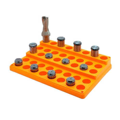 YUOIUX Werkzeugteile Router Bit Sammelbox Federzange Aufbewahrungsbox mit mehreren Fächern ER25 ER32 16N32 Effizient YUOIUX Werkzeugteile Router Bit Sammelbox Federzange Aufbewahrungsbox mit mehreren Fächern ER25 ER32 16N32 Effizient von YUOIUX