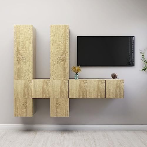 YUOTYRKTEJRSG 7-TLG. TV-Schrank-Set Sonoma-Eiche Holzwerkstoff Sideboard Wohnzimmer Wohnwand Wohnzimmer Fernsehschrank Tv Table für Gästezimmer Schlafzimmer Jugendzimmer Büro YUOTYRKTEJRSG 7-TLG. TV-Schrank-Set Sonoma-Eiche Holzwerkstoff Sideboard Wohnzimmer Wohnwand Wohnzimmer Fernsehschrank Tv Table für Gästezimmer Schlafzimmer Jugendzimmer Büro von YUOTYRKTEJRSG