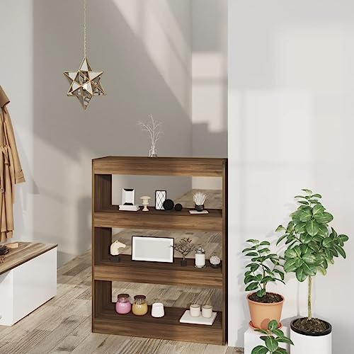 YUOTYRKTEJRSG Bücherregal/Raumteiler Braun Eichen-Optik 80x30x103 cm Aufbewahrungsregal Cd Regal Kleiner Schrank Kitchen Shelf für Wohnzimmer Küche Balkon Arbeitszimmer YUOTYRKTEJRSG Bücherregal/Raumteiler Braun Eichen-Optik 80x30x103 cm Aufbewahrungsregal Cd Regal Kleiner Schrank Kitchen Shelf für Wohnzimmer Küche Balkon Arbeitszimmer von YUOTYRKTEJRSG