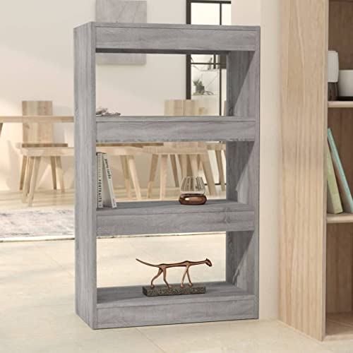 YUOTYRKTEJRSG Bücherregal/Raumteiler Grau Sonoma 60x30x103 cm Holzwerkstoff Storage Shelves Badezimmerschrank Kleiner Schrank Kitchen Shelf für Arbeitszimmer Schlafzimmer Wohnzimmer Buchhandlung YUOTYRKTEJRSG Bücherregal/Raumteiler Grau Sonoma 60x30x103 cm Holzwerkstoff Storage Shelves Badezimmerschrank Kleiner Schrank Kitchen Shelf für Arbeitszimmer Schlafzimmer Wohnzimmer Buchhandlung von YUOTYRKTEJRSG