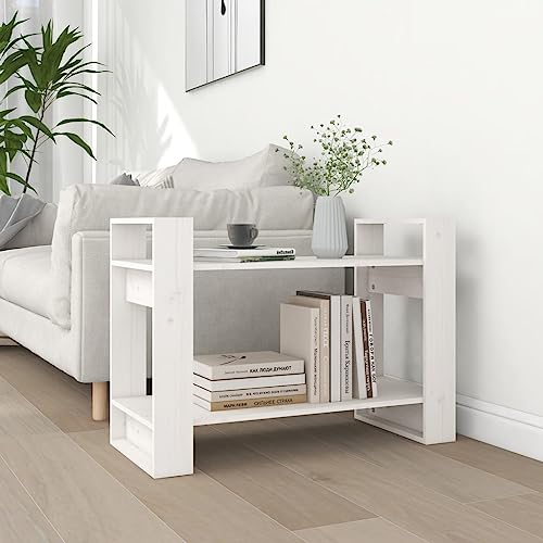 YUOTYRKTEJRSG Bücherregal/Raumteiler Weiß 80x35x56,5 cm Massivholz Kiefer Wohnzimmer Regal Cd Regal Lagerregal Bookshelf für Balkon Wohnzimmer Küche Arbeitszimmer YUOTYRKTEJRSG Bücherregal/Raumteiler Weiß 80x35x56,5 cm Massivholz Kiefer Wohnzimmer Regal Cd Regal Lagerregal Bookshelf für Balkon Wohnzimmer Küche Arbeitszimmer von YUOTYRKTEJRSG