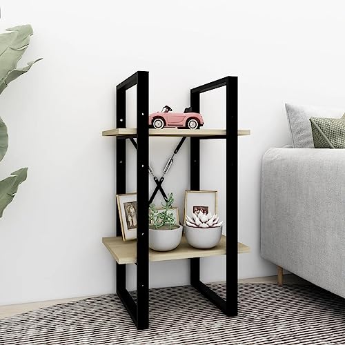YUOTYRKTEJRSG Bücherregal 2 Fächer Sonoma-Eiche 40x30x70 cm Holzwerkstoff Aktenregal Cd Regal Lagerregal Kitchen Shelf für Balkon Küche Buchhandlung Schlafzimmer YUOTYRKTEJRSG Bücherregal 2 Fächer Sonoma-Eiche 40x30x70 cm Holzwerkstoff Aktenregal Cd Regal Lagerregal Kitchen Shelf für Balkon Küche Buchhandlung Schlafzimmer von YUOTYRKTEJRSG