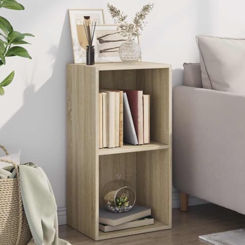 YUOTYRKTEJRSG Bücherregal 2 Fächer Sonoma-Eiche 40x30x76,5 cm Holzwerkstoff Manga Regal Cd Regal Lagerregal Aufbewahrungsschrank für Wohnzimmer Buchhandlung Küche Arbeitszimmer YUOTYRKTEJRSG Bücherregal 2 Fächer Sonoma-Eiche 40x30x76,5 cm Holzwerkstoff Manga Regal Cd Regal Lagerregal Aufbewahrungsschrank für Wohnzimmer Buchhandlung Küche Arbeitszimmer von YUOTYRKTEJRSG
