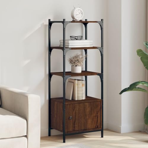 YUOTYRKTEJRSG Bücherregal 3 Böden Braun Eichen-Optik 41x30x109,5 cm Kitchen Shelf Cd Regal Regal Klein Bücherschrank für Schlafzimmer Arbeitszimmer Balkon Wohnzimmer YUOTYRKTEJRSG Bücherregal 3 Böden Braun Eichen-Optik 41x30x109,5 cm Kitchen Shelf Cd Regal Regal Klein Bücherschrank für Schlafzimmer Arbeitszimmer Balkon Wohnzimmer von YUOTYRKTEJRSG