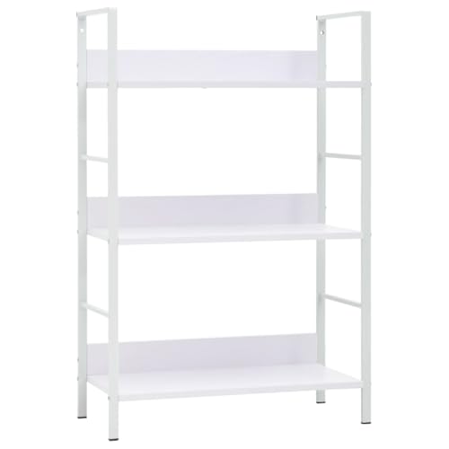 YUOTYRKTEJRSG Bücherregal 3 Regalböden Weiß 60×27,6×90,5 cm Holzwerkstoff Kleines Bücherregal Cd Regal Schrank Klein Bad Schrank für Küche Balkon Schlafzimmer Arbeitszimmer YUOTYRKTEJRSG Bücherregal 3 Regalböden Weiß 60×27,6×90,5 cm Holzwerkstoff Kleines Bücherregal Cd Regal Schrank Klein Bad Schrank für Küche Balkon Schlafzimmer Arbeitszimmer von YUOTYRKTEJRSG