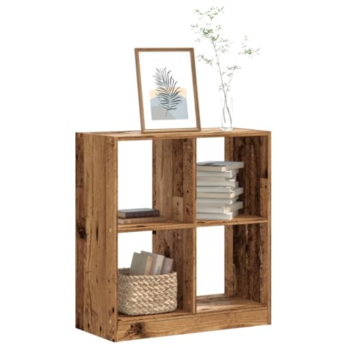 YUOTYRKTEJRSG Bücherregal Altholz-Optik 68,5x32x75 cm Holzwerkstoff Manga Regal Bücherregal Badezimmerschrank Kitchen Shelf für Schlafzimmer Arbeitszimmer Küche Balkon YUOTYRKTEJRSG Bücherregal Altholz-Optik 68,5x32x75 cm Holzwerkstoff Manga Regal Bücherregal Badezimmerschrank Kitchen Shelf für Schlafzimmer Arbeitszimmer Küche Balkon von YUOTYRKTEJRSG