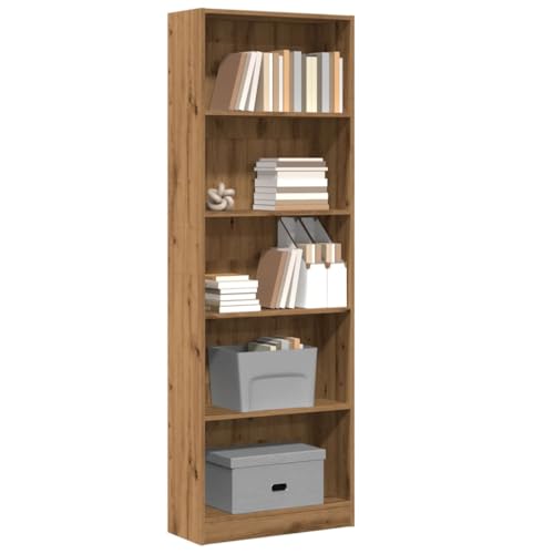 YUOTYRKTEJRSG Bücherregal Artisan-Eiche 60x24x176 cm Holzwerkstoff Wohnzimmer Regal Badezimmerschrank Cd Regal Klein für Wohnzimmer Buchhandlung Schlafzimmer Küche YUOTYRKTEJRSG Bücherregal Artisan-Eiche 60x24x176 cm Holzwerkstoff Wohnzimmer Regal Badezimmerschrank Cd Regal Klein für Wohnzimmer Buchhandlung Schlafzimmer Küche von YUOTYRKTEJRSG