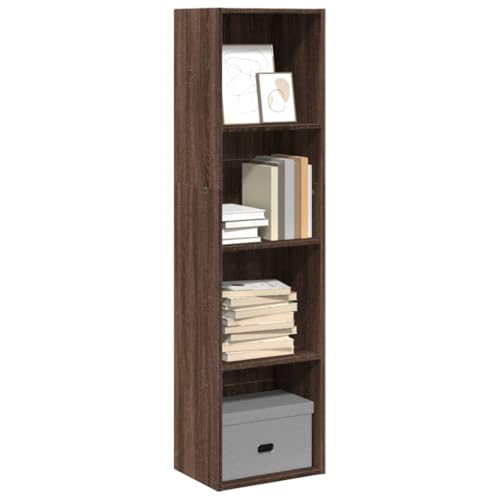 YUOTYRKTEJRSG Bücherregal Braun Eichen-Optik 40x30x152 cm Holzwerkstoff Manga Regal Cd Regal Lagerregal Aufbewahrungsschrank für Wohnzimmer Buchhandlung Küche Arbeitszimmer YUOTYRKTEJRSG Bücherregal Braun Eichen-Optik 40x30x152 cm Holzwerkstoff Manga Regal Cd Regal Lagerregal Aufbewahrungsschrank für Wohnzimmer Buchhandlung Küche Arbeitszimmer von YUOTYRKTEJRSG