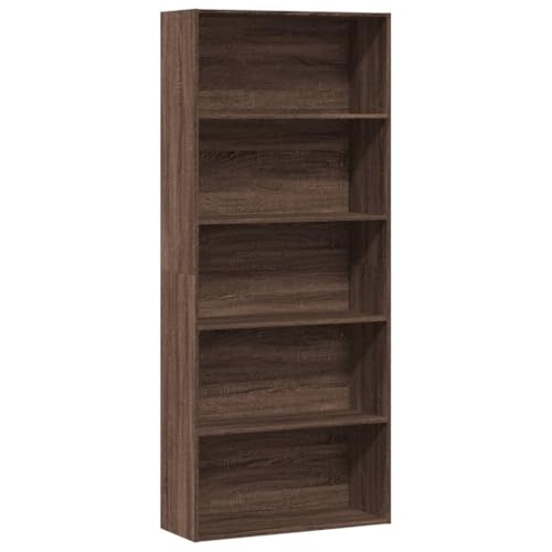 YUOTYRKTEJRSG Bücherregal Braun Eichen-Optik 80x30x189 cm Holzwerkstoff Manga Regal Cd Regal Lagerregal Aufbewahrungsschrank für Wohnzimmer Buchhandlung Küche Arbeitszimmer YUOTYRKTEJRSG Bücherregal Braun Eichen-Optik 80x30x189 cm Holzwerkstoff Manga Regal Cd Regal Lagerregal Aufbewahrungsschrank für Wohnzimmer Buchhandlung Küche Arbeitszimmer von YUOTYRKTEJRSG