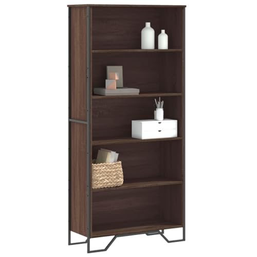YUOTYRKTEJRSG Bücherregal Braun Eichen-Optik 80x31x169 cm Holzwerkstoff Bookcase Cd Regal Kleiner Schrank Schrank Klein für Küche Balkon Wohnzimmer Arbeitszimmer YUOTYRKTEJRSG Bücherregal Braun Eichen-Optik 80x31x169 cm Holzwerkstoff Bookcase Cd Regal Kleiner Schrank Schrank Klein für Küche Balkon Wohnzimmer Arbeitszimmer von YUOTYRKTEJRSG
