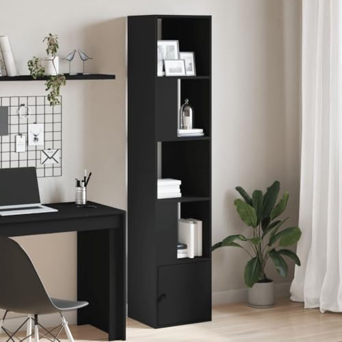 YUOTYRKTEJRSG Bücherregal Schwarz 40x36x189 cm Holzwerkstoff Storage Shelves Badezimmerschrank Kleiner Schrank Kitchen Shelf für Wohnzimmer Buchhandlung Arbeitszimmer Küche YUOTYRKTEJRSG Bücherregal Schwarz 40x36x189 cm Holzwerkstoff Storage Shelves Badezimmerschrank Kleiner Schrank Kitchen Shelf für Wohnzimmer Buchhandlung Arbeitszimmer Küche von YUOTYRKTEJRSG