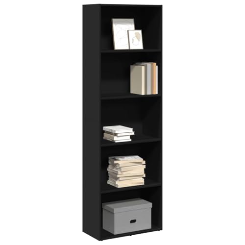 YUOTYRKTEJRSG Bücherregal Schwarz 60x30x189 cm Holzwerkstoff Manga Regal Cd Regal Lagerregal Aufbewahrungsschrank für Wohnzimmer Buchhandlung Küche Arbeitszimmer YUOTYRKTEJRSG Bücherregal Schwarz 60x30x189 cm Holzwerkstoff Manga Regal Cd Regal Lagerregal Aufbewahrungsschrank für Wohnzimmer Buchhandlung Küche Arbeitszimmer von YUOTYRKTEJRSG
