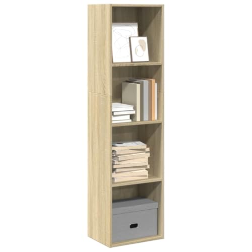 YUOTYRKTEJRSG Bücherregal Sonoma-Eiche 40x30x152 cm Holzwerkstoff Manga Regal Cd Regal Lagerregal Aufbewahrungsschrank für Wohnzimmer Buchhandlung Küche Arbeitszimmer YUOTYRKTEJRSG Bücherregal Sonoma-Eiche 40x30x152 cm Holzwerkstoff Manga Regal Cd Regal Lagerregal Aufbewahrungsschrank für Wohnzimmer Buchhandlung Küche Arbeitszimmer von YUOTYRKTEJRSG