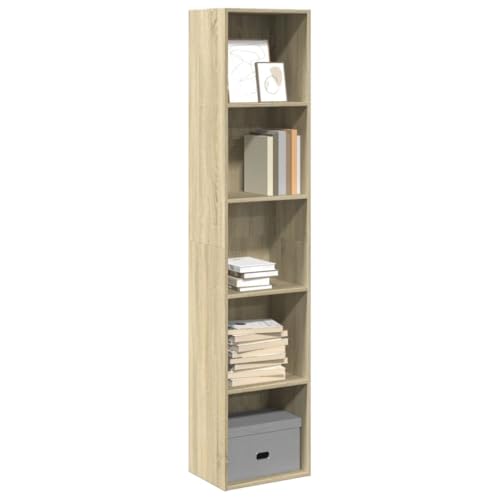 YUOTYRKTEJRSG Bücherregal Sonoma-Eiche 40x30x189 cm Holzwerkstoff Manga Regal Cd Regal Lagerregal Aufbewahrungsschrank für Wohnzimmer Buchhandlung Küche Arbeitszimmer YUOTYRKTEJRSG Bücherregal Sonoma-Eiche 40x30x189 cm Holzwerkstoff Manga Regal Cd Regal Lagerregal Aufbewahrungsschrank für Wohnzimmer Buchhandlung Küche Arbeitszimmer von YUOTYRKTEJRSG