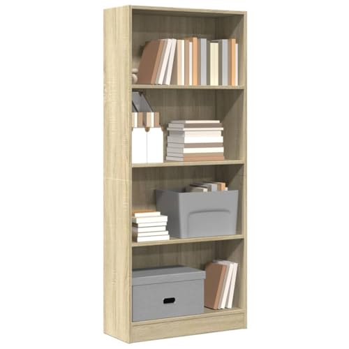 YUOTYRKTEJRSG Bücherregal Sonoma-Eiche 60x24x143 cm Holzwerkstoff Wohnzimmer Regal Badezimmerschrank Cd Regal Klein für Wohnzimmer Buchhandlung Schlafzimmer Küche YUOTYRKTEJRSG Bücherregal Sonoma-Eiche 60x24x143 cm Holzwerkstoff Wohnzimmer Regal Badezimmerschrank Cd Regal Klein für Wohnzimmer Buchhandlung Schlafzimmer Küche von YUOTYRKTEJRSG