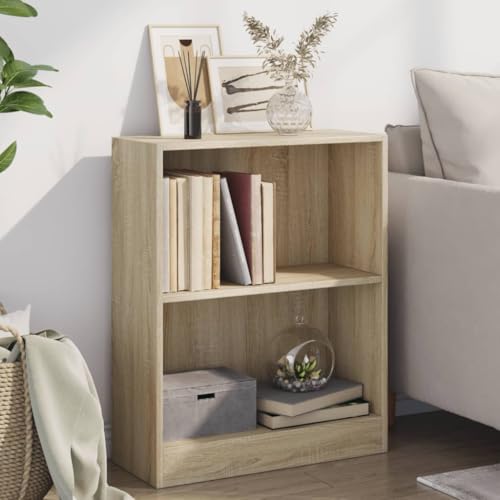 YUOTYRKTEJRSG Bücherregal Sonoma-Eiche 60x24x76 cm Holzwerkstoff Wohnzimmer Regal Badezimmerschrank Cd Regal Klein für Wohnzimmer Buchhandlung Schlafzimmer Küche YUOTYRKTEJRSG Bücherregal Sonoma-Eiche 60x24x76 cm Holzwerkstoff Wohnzimmer Regal Badezimmerschrank Cd Regal Klein für Wohnzimmer Buchhandlung Schlafzimmer Küche von YUOTYRKTEJRSG