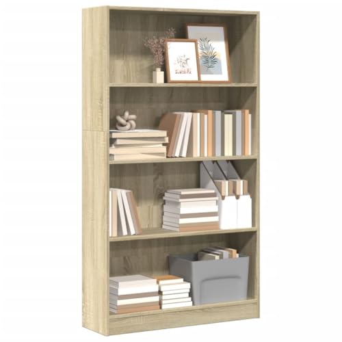 YUOTYRKTEJRSG Bücherregal Sonoma-Eiche 80x24x143 cm Holzwerkstoff Wohnzimmer Regal Badezimmerschrank Cd Regal Klein für Wohnzimmer Buchhandlung Schlafzimmer Küche YUOTYRKTEJRSG Bücherregal Sonoma-Eiche 80x24x143 cm Holzwerkstoff Wohnzimmer Regal Badezimmerschrank Cd Regal Klein für Wohnzimmer Buchhandlung Schlafzimmer Küche von YUOTYRKTEJRSG