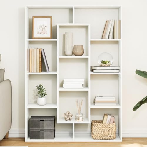YUOTYRKTEJRSG Bücherregal Weiß 102x29x143 cm Holzwerkstoff Kleines Bücherregal Schrank Klein Kitchen Shelf für Küche Arbeitszimmer Wohnzimmer Buchhandlung YUOTYRKTEJRSG Bücherregal Weiß 102x29x143 cm Holzwerkstoff Kleines Bücherregal Schrank Klein Kitchen Shelf für Küche Arbeitszimmer Wohnzimmer Buchhandlung von YUOTYRKTEJRSG