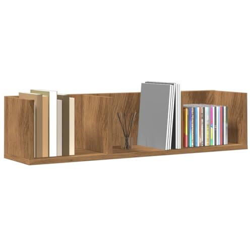 YUOTYRKTEJRSG CD-Wandregal Artisan-Eiche 75x18x18 cm Holzwerkstoff Schwebendes Bücherregal Wandboard Wall Shelf Regalboden für Badezimmer Küche Wohnzimmer Schlafzimmer YUOTYRKTEJRSG CD-Wandregal Artisan-Eiche 75x18x18 cm Holzwerkstoff Schwebendes Bücherregal Wandboard Wall Shelf Regalboden für Badezimmer Küche Wohnzimmer Schlafzimmer von YUOTYRKTEJRSG
