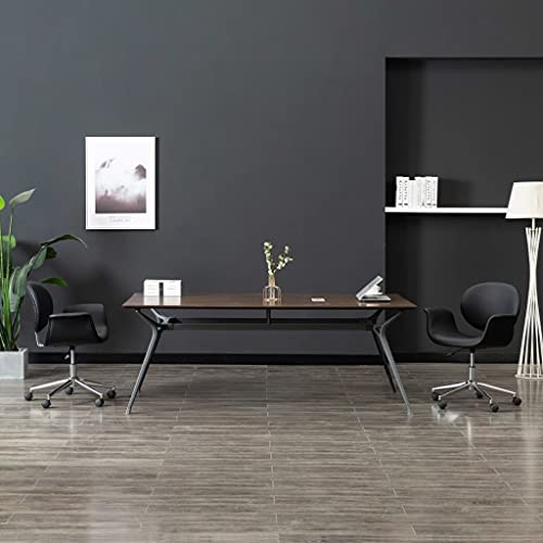 YUOTYRKTEJRSG Drehbarer Esszimmerstuhl Schwarz Kunstleder 360 Grad Drehstuhl Höhenverstellbar Bürostuhl Ergonomischer Schreibtischstuhl mit Rollen für Esszimmer Wohnzimmer Büro YUOTYRKTEJRSG Drehbarer Esszimmerstuhl Schwarz Kunstleder 360 Grad Drehstuhl Höhenverstellbar Bürostuhl Ergonomischer Schreibtischstuhl mit Rollen für Esszimmer Wohnzimmer Büro von YUOTYRKTEJRSG