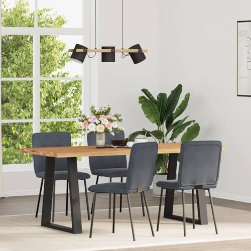 YUOTYRKTEJRSG Esszimmerstühle 4 STK Dunkelgrau Samt Velvet Dining Chairs with Soft Cushion, Modern Kitchen for Dining Room Living Room, Comfortable Upholstered Chairs with Metal Frame YUOTYRKTEJRSG Esszimmerstühle 4 STK Dunkelgrau Samt Velvet Dining Chairs with Soft Cushion, Modern Kitchen for Dining Room Living Room, Comfortable Upholstered Chairs with Metal Frame von YUOTYRKTEJRSG