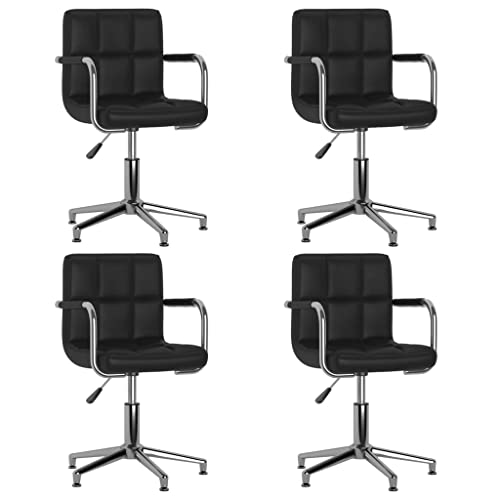 YUOTYRKTEJRSG Esszimmerstühle 4 STK. Drehbar Schwarz Kunstleder Drehstühle Küchenstühle Esszimmer Drehsessel mit Gasdruckfeder Höhenverstellbar 360 Grad Drehfunktion Modernes Design YUOTYRKTEJRSG Esszimmerstühle 4 STK. Drehbar Schwarz Kunstleder Drehstühle Küchenstühle Esszimmer Drehsessel mit Gasdruckfeder Höhenverstellbar 360 Grad Drehfunktion Modernes Design von YUOTYRKTEJRSG