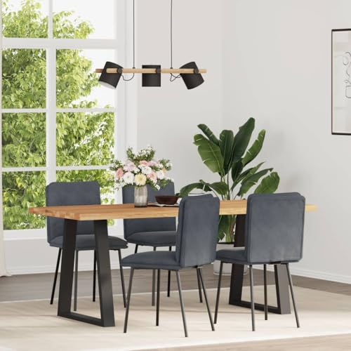 YUOTYRKTEJRSG Esszimmerstühle 4 STK. Dunkelgrau Samt Velvet Dining Chairs with Metal Legs, Comfortable Upholstered Seats for Living Room, Kitchen, Guest Room, High Weight Capacity 110kg YUOTYRKTEJRSG Esszimmerstühle 4 STK. Dunkelgrau Samt Velvet Dining Chairs with Metal Legs, Comfortable Upholstered Seats for Living Room, Kitchen, Guest Room, High Weight Capacity 110kg von YUOTYRKTEJRSG