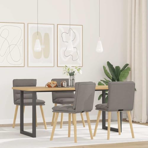 YUOTYRKTEJRSG Esszimmerstühle 4er Set Taupe Stoff Esszimmer Stühle mit Schaumstoff Polsterung, Bequeme Stühle für Esszimmer Wohnzimmer Küche, Robuste Metall Holz Konstruktion, Modernes Design YUOTYRKTEJRSG Esszimmerstühle 4er Set Taupe Stoff Esszimmer Stühle mit Schaumstoff Polsterung, Bequeme Stühle für Esszimmer Wohnzimmer Küche, Robuste Metall Holz Konstruktion, Modernes Design von YUOTYRKTEJRSG