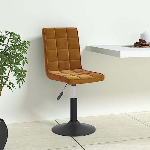 YUOTYRKTEJRSG Esszimmerstühle 6 STK Drehbar Braun Samt Dining Chairs Swivel Velvet Kitchen with Gas Lift Height Adjustable 360 Rotation Modern Home Office Chairs YUOTYRKTEJRSG Esszimmerstühle 6 STK Drehbar Braun Samt Dining Chairs Swivel Velvet Kitchen with Gas Lift Height Adjustable 360 Rotation Modern Home Office Chairs von YUOTYRKTEJRSG