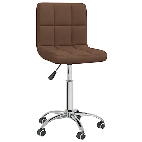YUOTYRKTEJRSG Esszimmerstuhl Drehbar Braun Stoff, Drehstuhl mit Gasdruckfeder, Höhenverstellbarer Schreibtischstuhl, Bürostuhl mit Rollen, Ergonomischer Drehsessel für Homeoffice und Esszimmer YUOTYRKTEJRSG Esszimmerstuhl Drehbar Braun Stoff, Drehstuhl mit Gasdruckfeder, Höhenverstellbarer Schreibtischstuhl, Bürostuhl mit Rollen, Ergonomischer Drehsessel für Homeoffice und Esszimmer von YUOTYRKTEJRSG