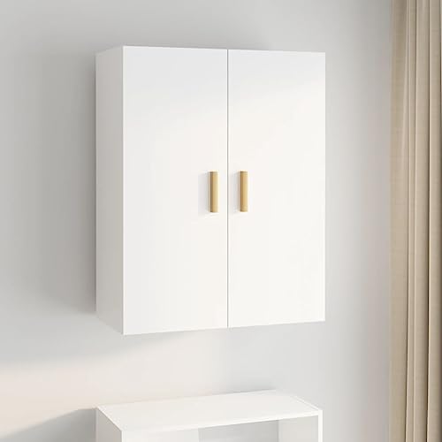 YUOTYRKTEJRSG Hängeschrank Weiß 69,5x34x90 cm Sideboard Küche Bathroom Cabinet Kleiner Schrank Schrank Klein für Wohnzimmer Badezimmer Küche Flur von YUOTYRKTEJRSG