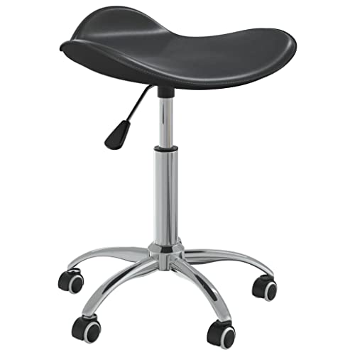 YUOTYRKTEJRSG Modern Swivel Dining Chair Black Faux Leather with Wheels, 360 Degree Rotating Office Height Adjustable Ergonomic Desk Chair for Home Kitchen Living Room YUOTYRKTEJRSG Modern Swivel Dining Chair Black Faux Leather with Wheels, 360 Degree Rotating Office Height Adjustable Ergonomic Desk Chair for Home Kitchen Living Room von YUOTYRKTEJRSG