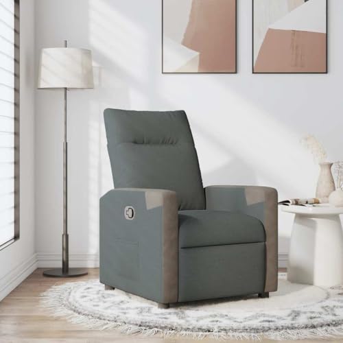 YUOTYRKTEJRSG Relaxsessel Dunkelgrau Stoff Manuelle Liegefunktion TV Sessel Wohnzimmer Sitzmöbel Bequem Polsterung Ergonomisch Homeoffice Entspannung YUOTYRKTEJRSG Relaxsessel Dunkelgrau Stoff Manuelle Liegefunktion TV Sessel Wohnzimmer Sitzmöbel Bequem Polsterung Ergonomisch Homeoffice Entspannung von YUOTYRKTEJRSG