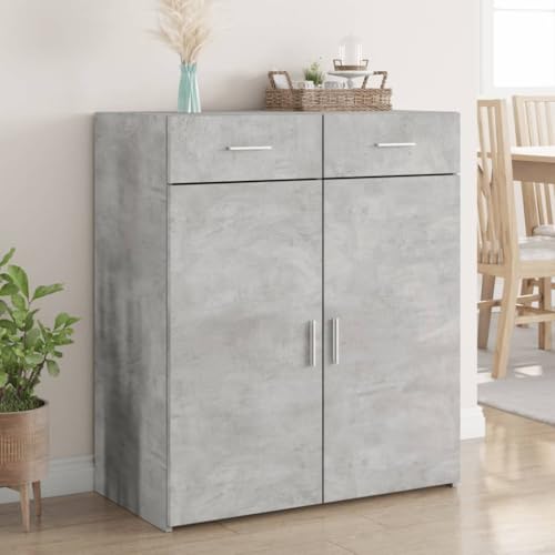 YUOTYRKTEJRSG Sideboard Betongrau 80x42,5x93 cm Holzwerkstoff Outdoor Küchenschrank Sideboard Wohnzimmer Flurschrank Aufbewahrungsschrank für Küche Wohnzimmer Badezimmer Flur YUOTYRKTEJRSG Sideboard Betongrau 80x42,5x93 cm Holzwerkstoff Outdoor Küchenschrank Sideboard Wohnzimmer Flurschrank Aufbewahrungsschrank für Küche Wohnzimmer Badezimmer Flur von YUOTYRKTEJRSG