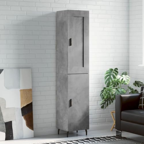YUOTYRKTEJRSG Sideboard Hochglanz-Weiß 60x35x70 cm Holzwerkstoff Allzweckschrank Kleiner Schrank Flurschrank Wohnzimmerschrank für Badezimmer Wohnzimmer Flur Küche von YUOTYRKTEJRSG